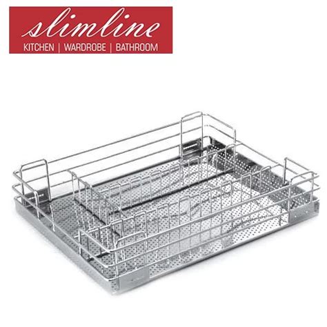 Slimline Cutlery Sheet Basket Perforated 15″x”20″x”4 Woodzon