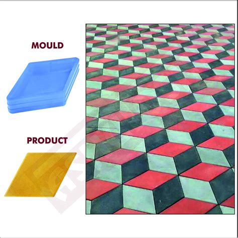 Virgin Pvc Diamond Paver Block Mould Packaging Type Plastic Bag At Rs