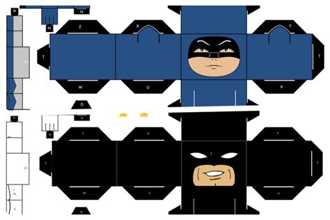 Papercraft Toy Batman Paper Craft Papercraft Batman Bonecos Printable