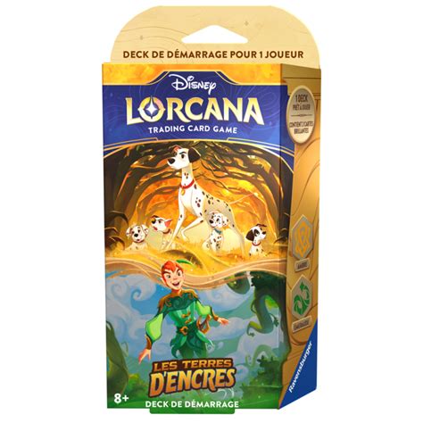 Disney Lorcana Tcg Les Terres D Encre Starter Deck Ambre Et