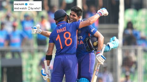 By The King Shubman Gill Gives Epic Reply To Virat Kohlis Watch By