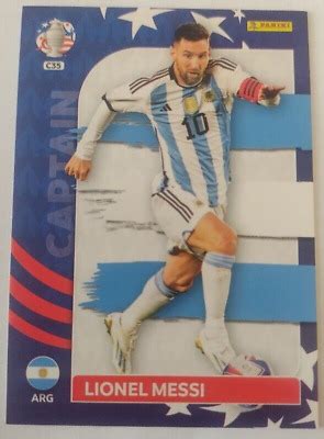 Brazil Panini Copa America Usa C Lionel Messi Trading Card Ebay