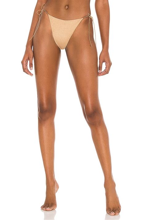 Tropic Of C The C Bikini Bottom In Gold REVOLVE