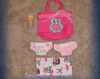 Items similar to Baby Alive Diaper Bag Set with Reusable Waterproof ...