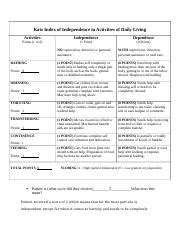 Assessment Of Daily Living Independence A Comprehensive Guide Course