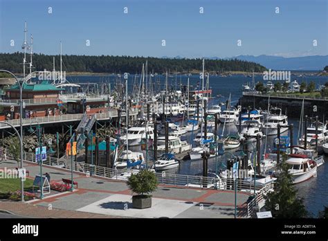 Nanaimo Waterfront and harbour Nanaimo Vancouver Island British Columbia Canada Stock Photo - Alamy