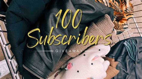 100 Subscribers Giveaway Youtube