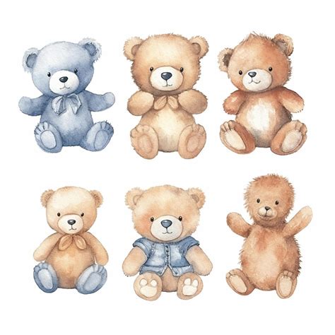 Premium Photo | A collection of different teddy bears, including one of ...