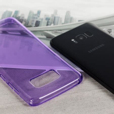 Olixar FlexiShield Samsung Galaxy S8 Gel Case Lilac Purple