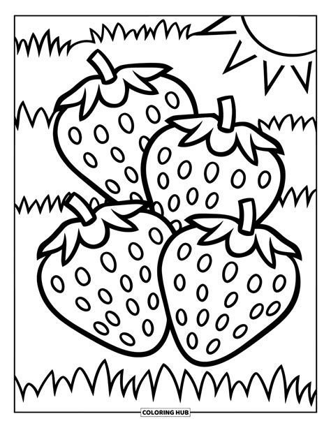 85+ Strawberry Coloring Pages for Kids & Adults (Free Printable PDFs)