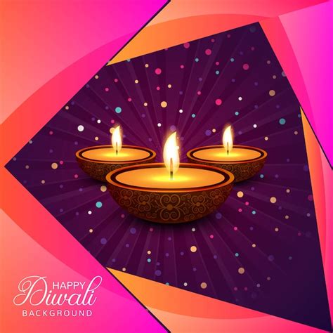 Premium Vector Beautiful Happy Diwali Decorative Background Vector