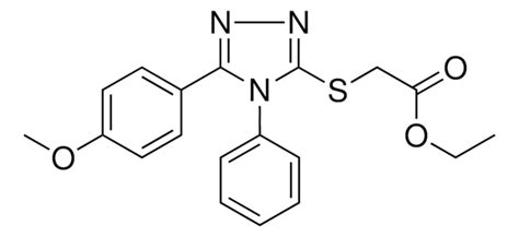 5 4 MEO PH 4 PHENYL 4H 1 2 4 TRIAZOL 3 YLSULFANYL ACETIC ACID