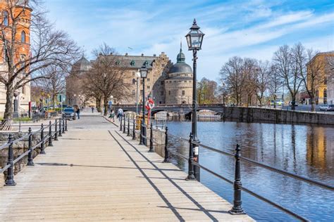 View of the Orebro Castle, Sweden Stock Image - Image of sunny, moat: 205978325