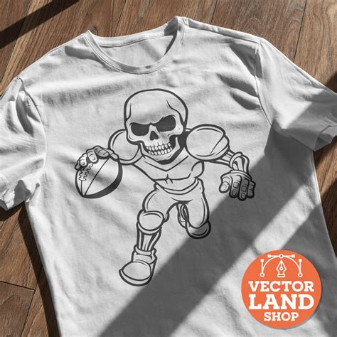 Skeleton Football Svg Football Svg American Football Skull Svg