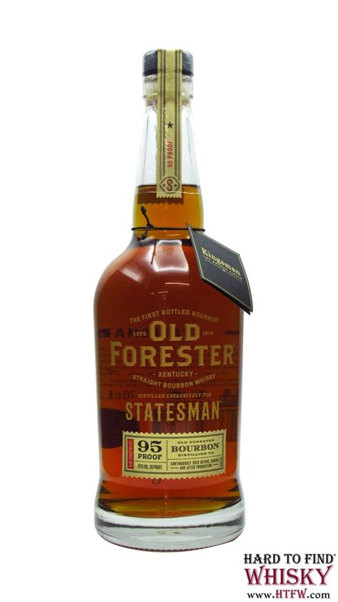 Old Forester - Kentucky Straight Kingsman Statesman Whiskey