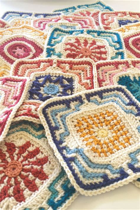 Annie S Moroccan Tile Crochet Afghan Club Artofit