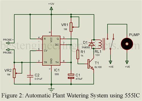 Automatic Plant Watering System Circuit - Engineering Projects