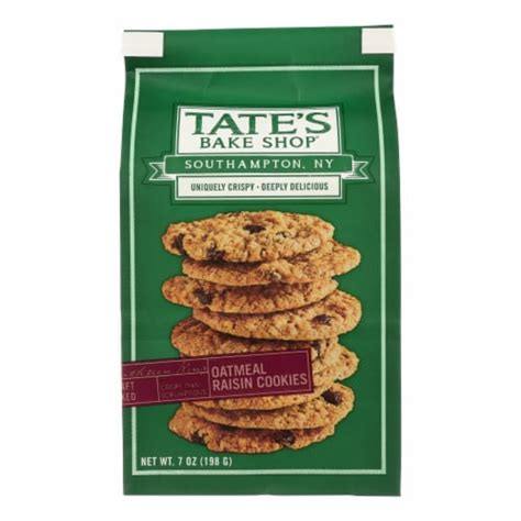 Tates Bake Shop Oatmeal Raisin Cookies Case Of 12 7 Oz Case Of 12