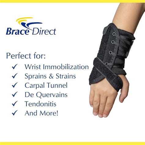 Pediatric Lace Up Wrist Brace For Kids Left Wrist Pdac L3908 Ideal