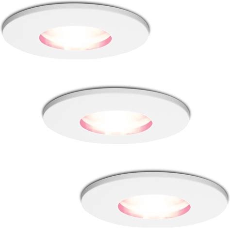 Hoftronic Smart Smart Wifi Led Inbouwspot 3 Stuks 5 5w Wit Barcelona