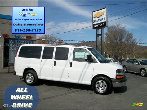 Summit White Chevrolet Express Lt Awd Passenger Van