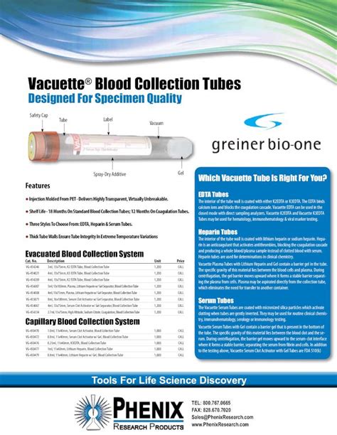 Pdf Vacuette Blood Collection Tubes Pdf Filevacuette Blood