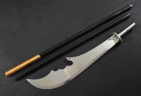 Extendable Wudang Daoist Guan Dao For Easy Traveling With Middle Screw