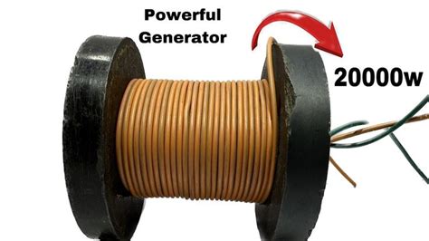 I Turn 2 Biggest Permanent Magnet And 2 Pvc Copper Wire Into 200v 20kw