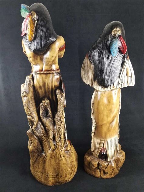 Large Native American Indian Sculptures