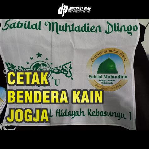 Cetak Bendera Kain Terbaik Di Jogja Indoreklame Co Id