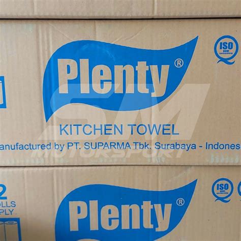 Jual 1 DUS Tissue Plenty Kitchen Towel Roll Tisu Dapur Isi 6 Pack