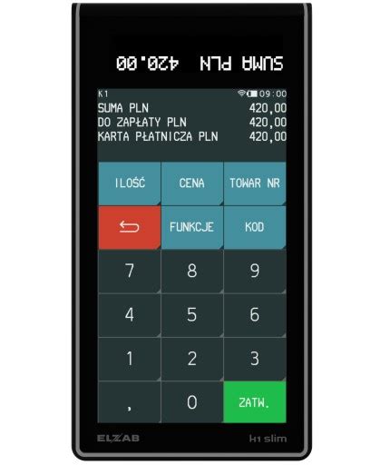 Mobilna Kasa Fiskalna Elzab K1 SLIM Online Z WiFi Fiskalizacja Elzab