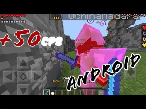 COMO FAZER JITTER CLICK NO MINECRAFT MCPE POKET EDITION YouTube