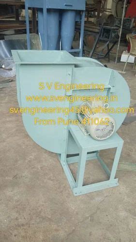 Centrifugal Blower S S Industrial V Belt Drive Centrifugal Air Blower