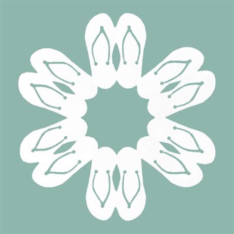 10 Paper Snowflake Patterns Spring And Summer Snowflake Bundle Pdf Pattern Download — Paper