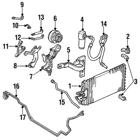 Chevrolet Tahoe Hose Conditioning Air A C Gm