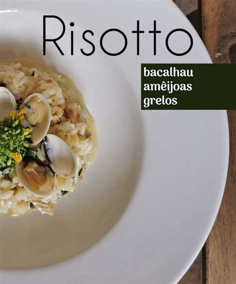 Sem Espinhas Risotto De Bacalhau Am Ijoas E Grelos