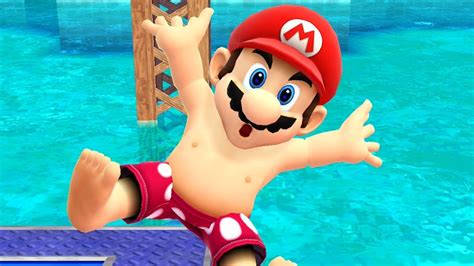 Shirtless Mario In Smash Super Smash Bros Wii U Mod Showcase