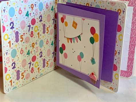 Birthday Scrapbook Girls Birthday Party Premade Pages Chipboard Board