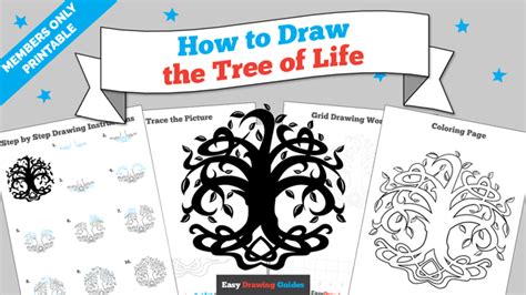 How To Draw The Tree Of Life Really Easy Drawing Tutorial