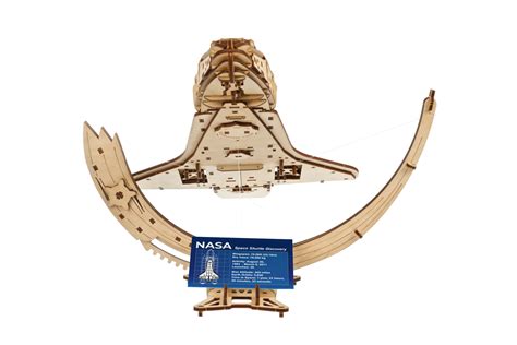 Ugears DIY 3D model kit NASA Space Shuttle Discovery