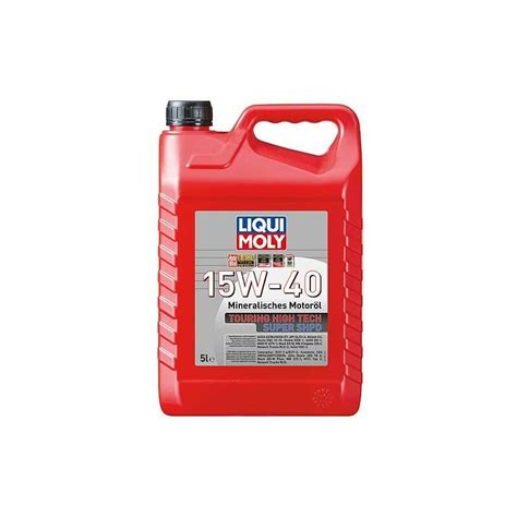 Huile Moteur Nfz Liqui Moly Touring High Tech Shpd W Bidon L