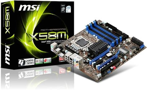Amazon.com: MSI X58M 1366 Intel X58 uATX Intel Motherboard : Electronics