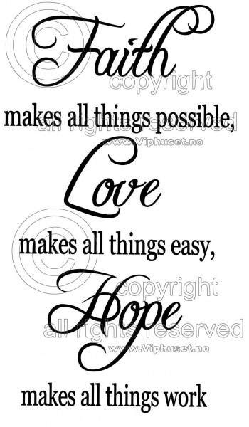 Faith Love Hope Viphuset