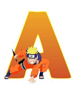 Kits Imprimibles Gratis Abecedario Naruto Naruto Free Bolo Naruto