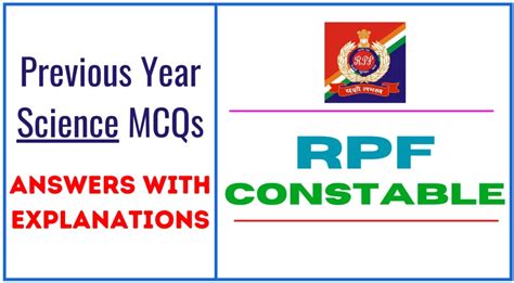 Rpf Constable Previous Year Science Mcqs With Answers