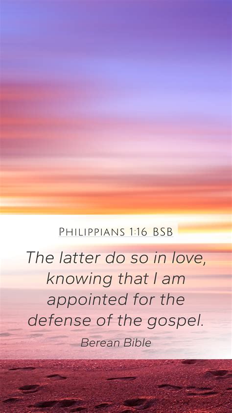 Philippians Bsb Mobile Phone Wallpaper The Latter Do So In Love