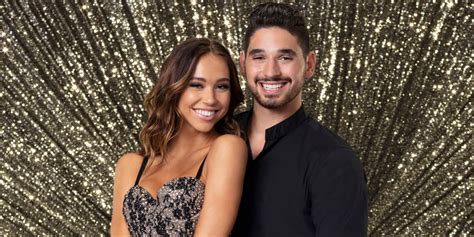 Dwts’ Alexis Ren And Alan Bersten Share A Kiss In New Video Watch Alan Bersten Alexis Ren