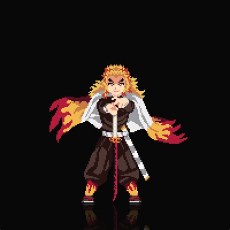 Rengoku Pixel Art