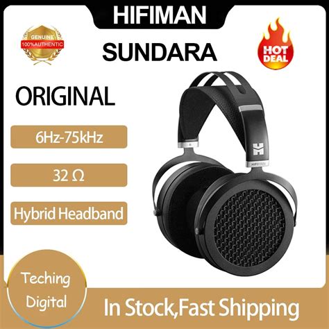 Auscultadores Hifiman Sundara De Tamanho Grande Planares Magn Ticos